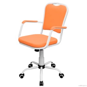Кресло для медицинских учреждений КР09(1) (экокожа цвет оранжевый)