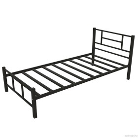 Кровать одноярусная Кадис 1900х900 мм (цвет черный)