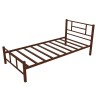 Кровать одноярусная Кадис 1900х900 мм (цвет коричневый)