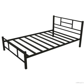 Кровать 1,5-спальная Кадис 1900х1200 мм (цвет черный)