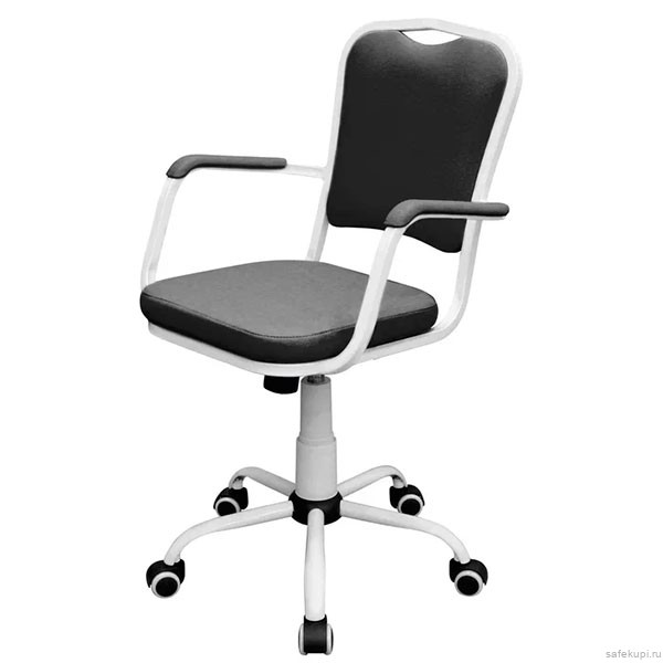 Кресло для медицинских учреждений КР09(1) (экокожа цвет черный)