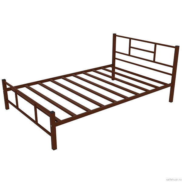 Кровать 1,5-спальная Кадис 1900х1200 мм (цвет коричневый)