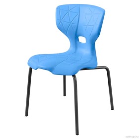 Школьный стул ШС11 единое сиденье и спинка с 3D рисунком