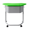 Школьный стол трапеция ШСТ17 столешница пластик цвет зеленый