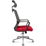 Кресло офисное Интер Red (хром) сетка