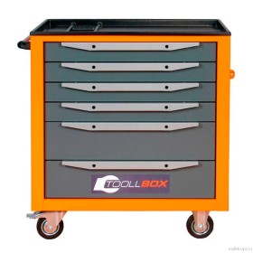 Тележка инструментальная Toollbox Standart TBS-6 цвет оранжевый