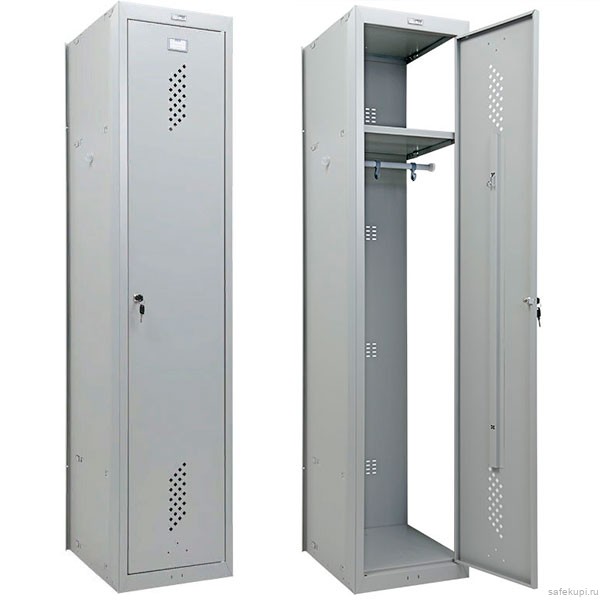 Шкаф для раздевалок ML 01-40 (доп. модуль) 1830x400x500 мм